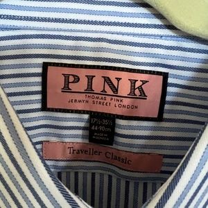 PINK mens shirt size 17.5-35 1/2